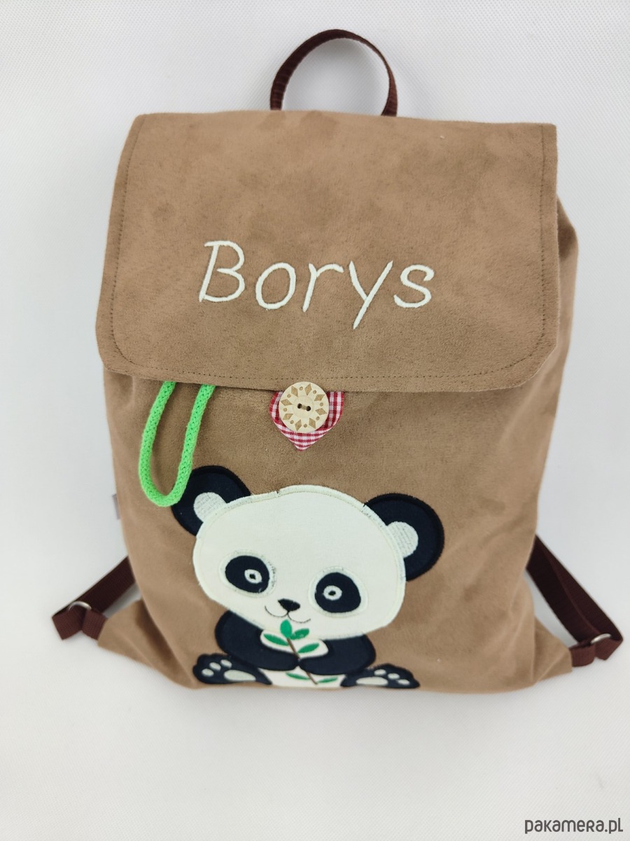 torebki, worki i plecaki dziecięce Personalizowany prezent dla dziecka - plecak z Pandą 2