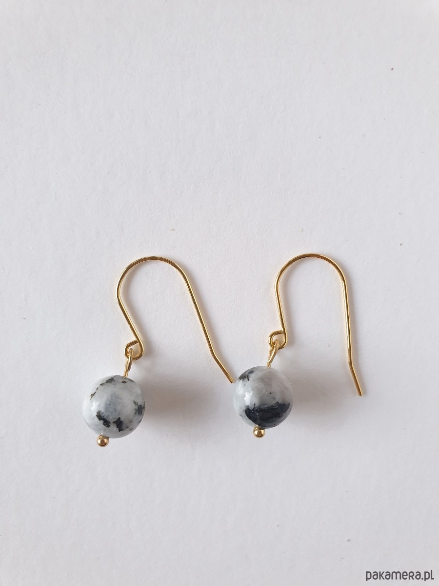 kolczyki z kamieniami Kolczyki FANABERIA  kamień księżycowy 2