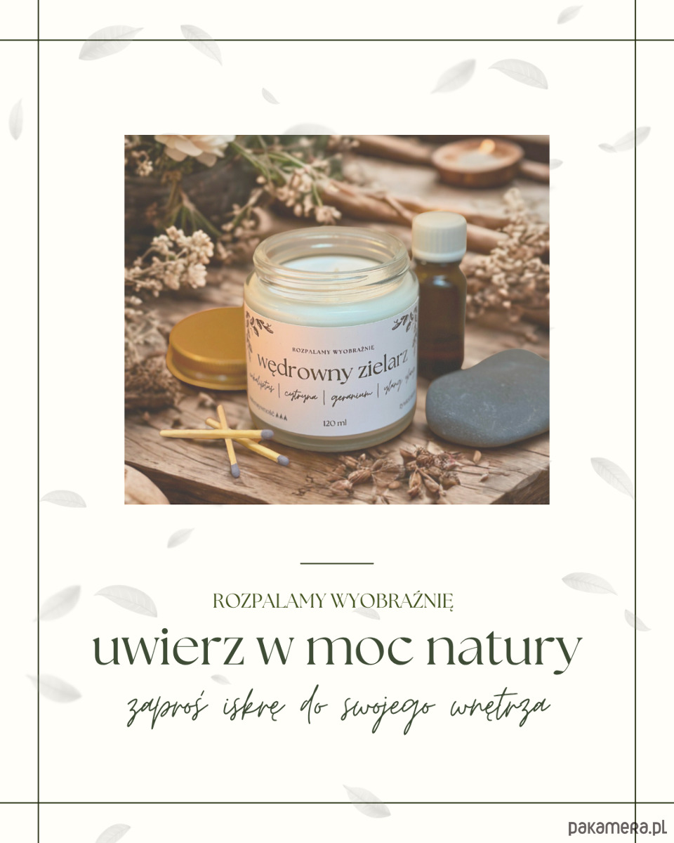 świeczniki i świece Wędrowny zielarz 7