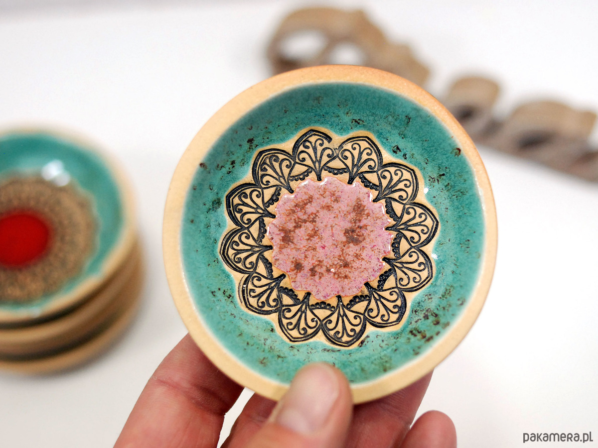 Podstawki pod kadzidełka Ceramiczna podstawka na kadzidło, świeczkę, biżuterię 6