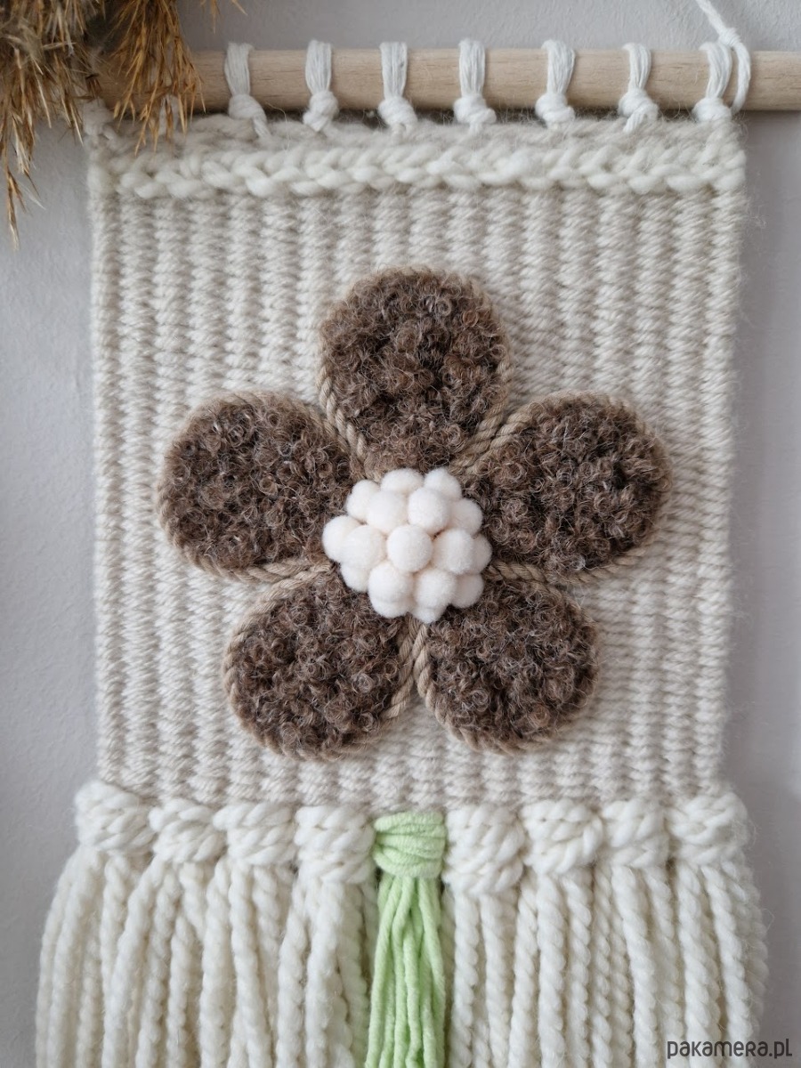 makramy Makatka kwiat 3