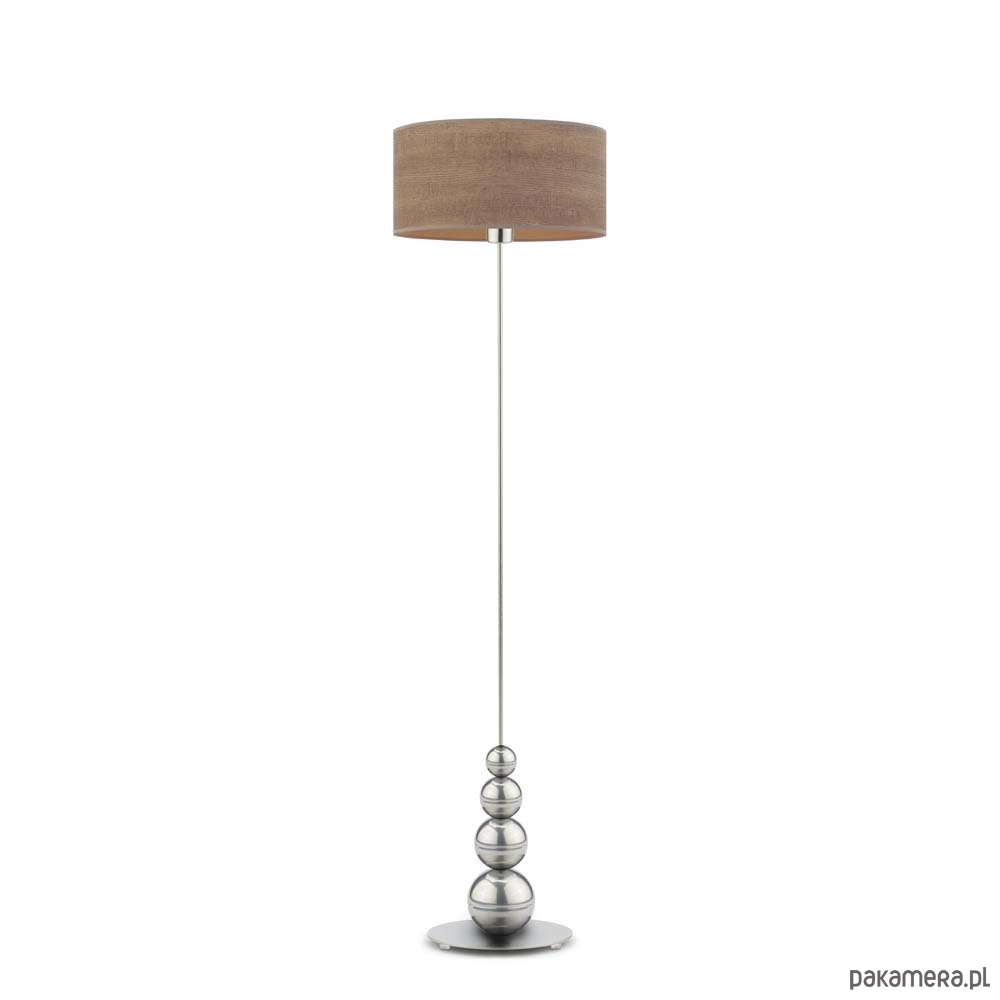 lampy podłogowe Designerska lampa stojąca do salonu ROMA ECO w stylu skandynawskim 5