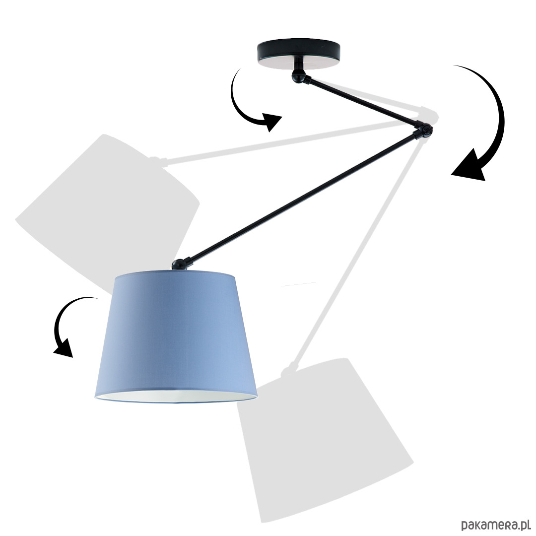 Lampa Sufitowa Na Wysi gniku Ruchomym JUMA Z Aba urem 3563255 Pakamera pl