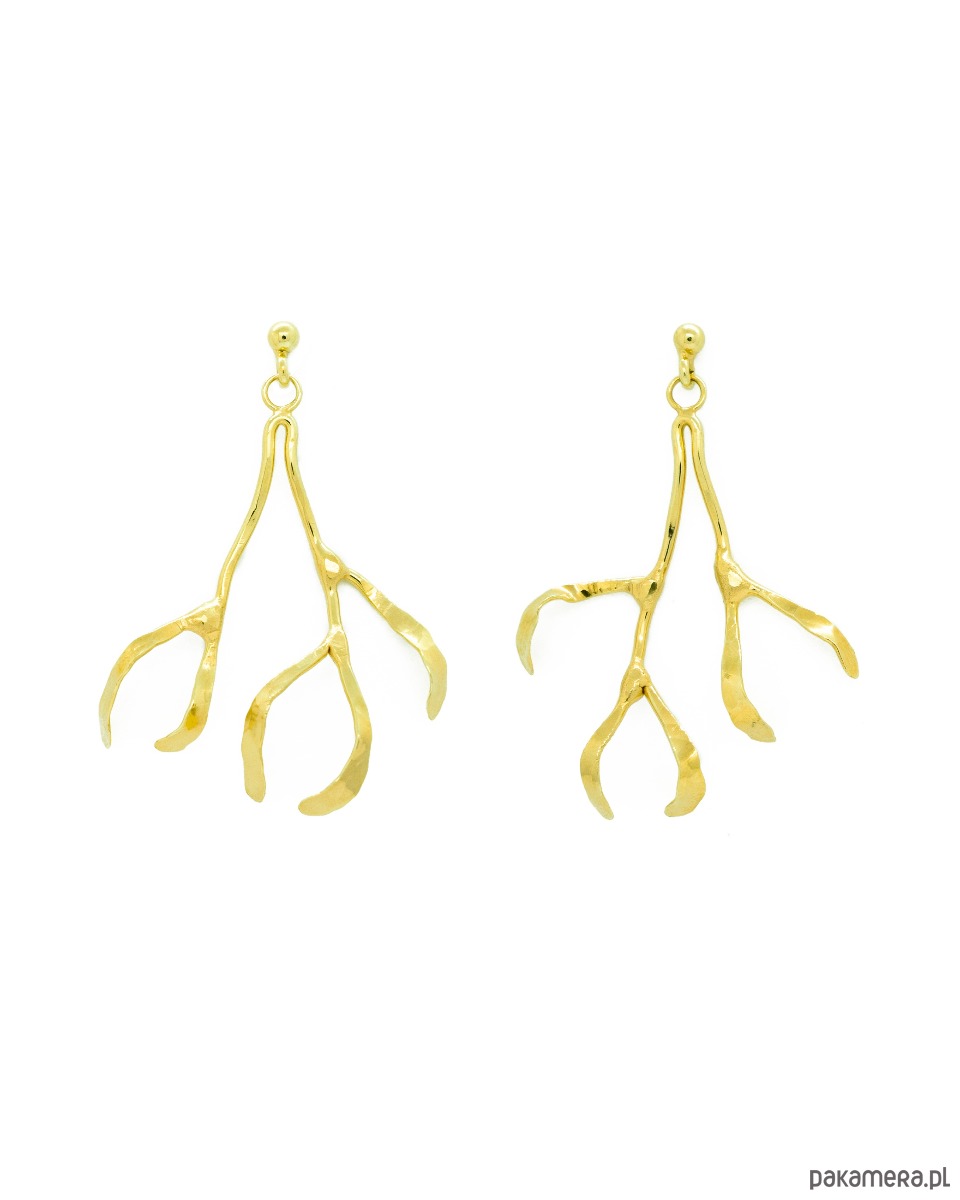 kolczyki pozłacane Kolczyki pozłacane SZADŹ No. 2 1