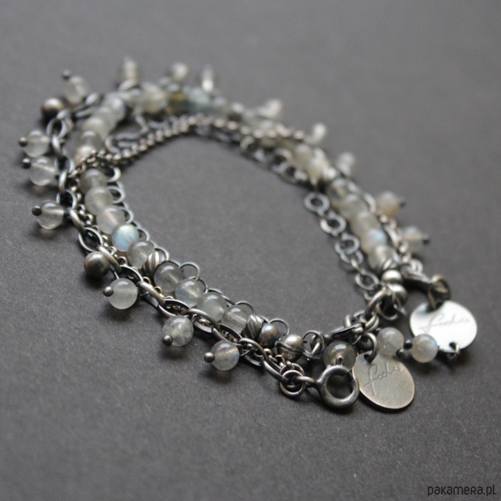 kolczyki z kamieniami Kolczyki labradorytki 7