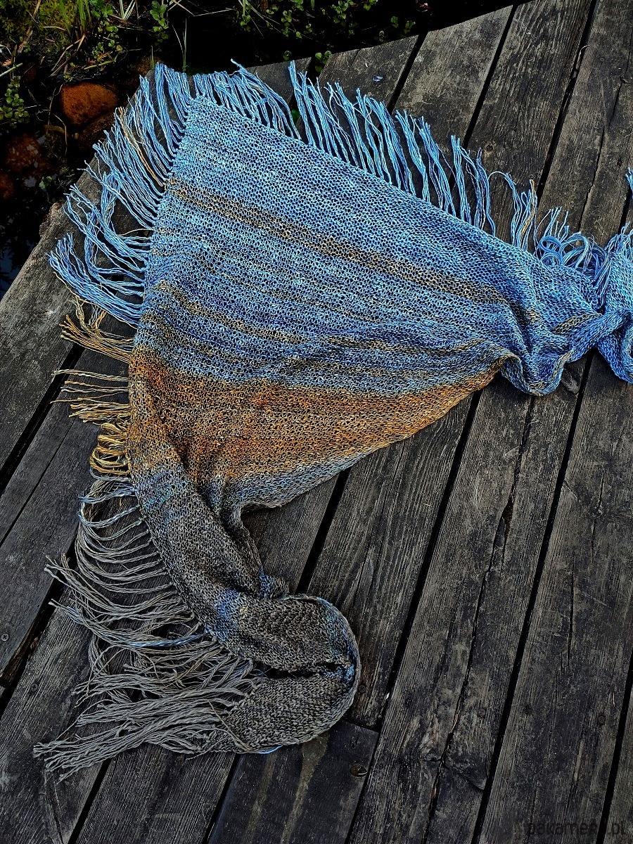 szale damskie Kaczeńce / chusta 2