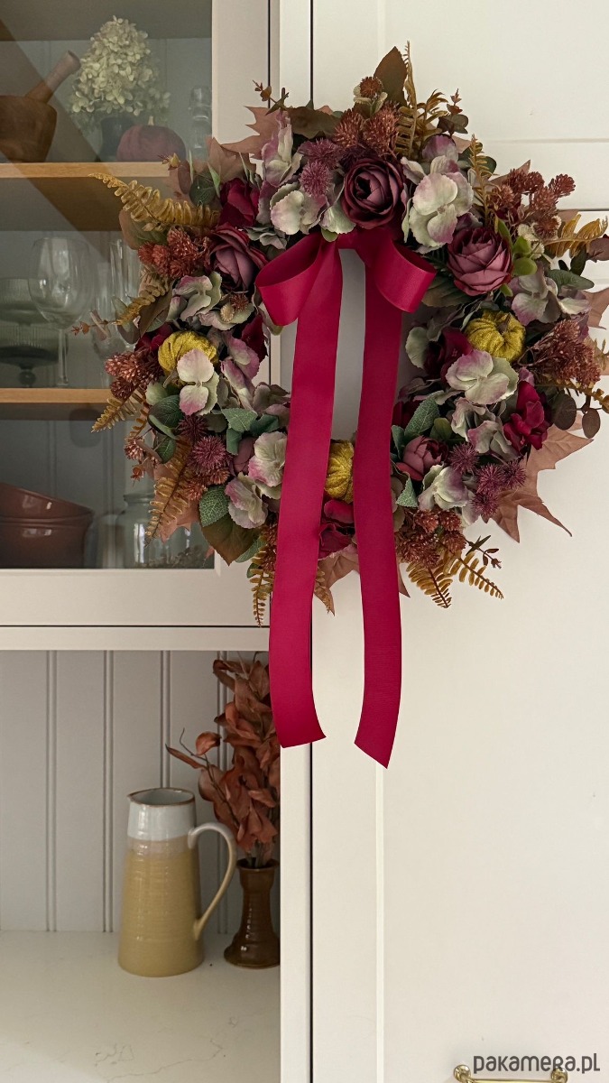 wianki Jesienny SZTUCZNY jesienny Wianek na drzwi 1