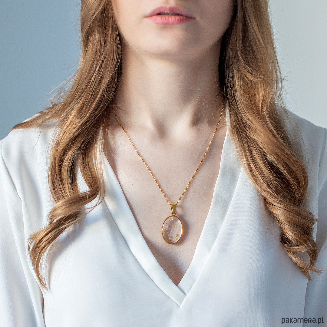 wisiory Wisiorek z rzęsek dmuchawca 4