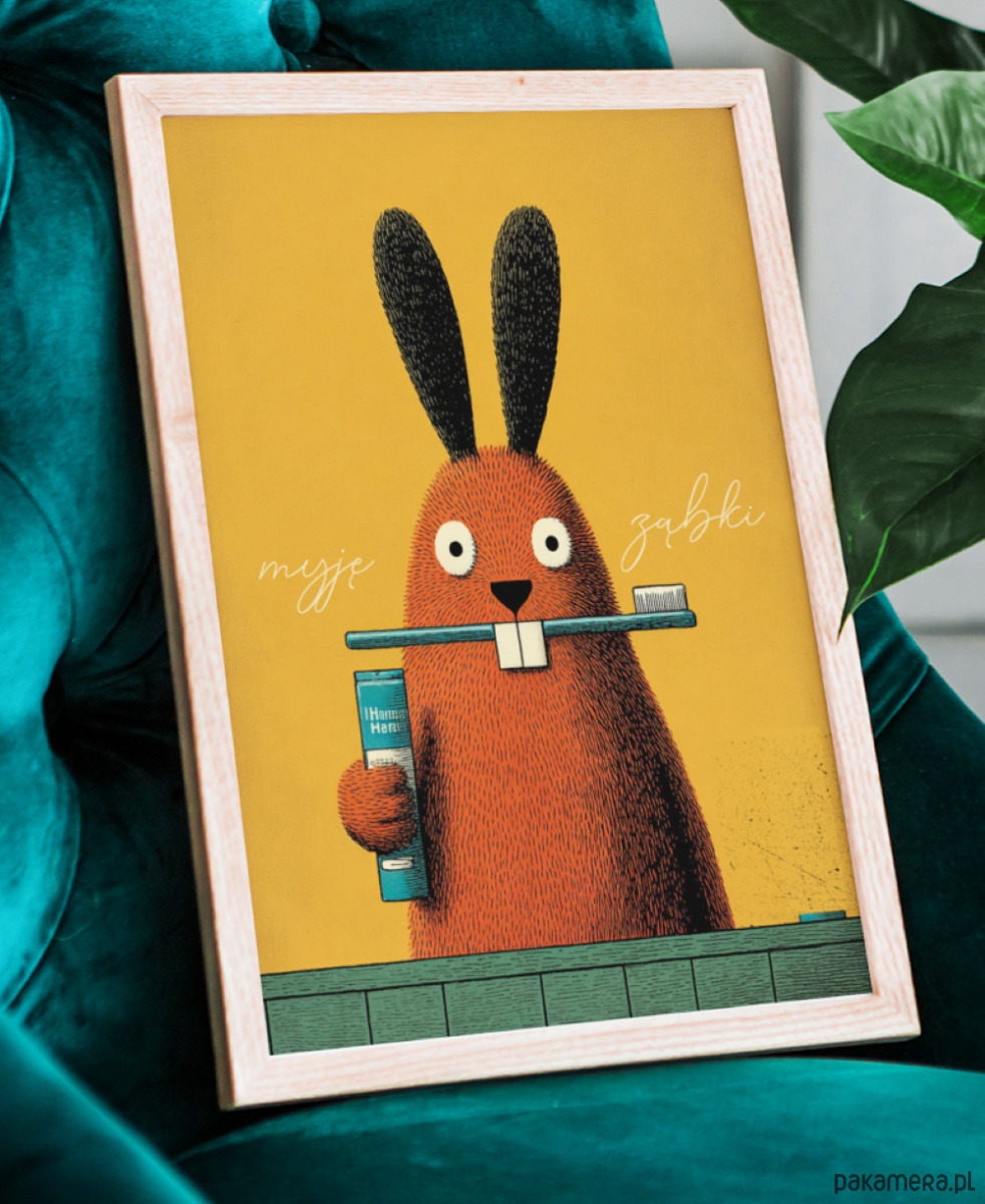 plakaty Plakat myję ząbki komple 2 plakaty 1