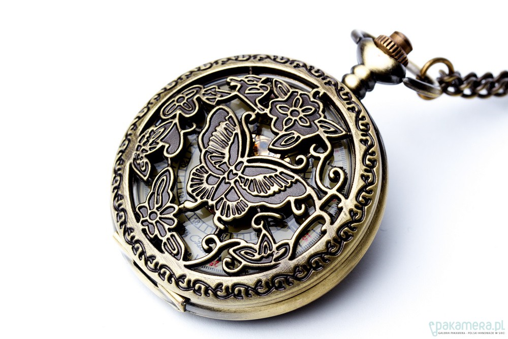 zegarki na łańcuszku MotyLove - Drobiny Czasu 1