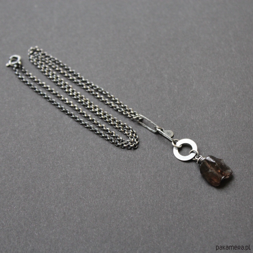 naszyjniki - inne Naszyjnik Kwarc dymny 2