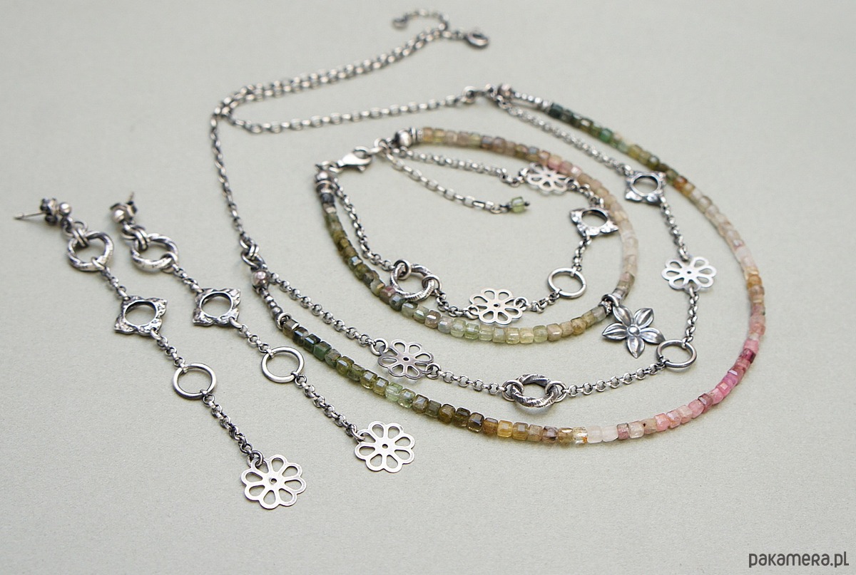 kolczyki srebrne Silver flower vol.2  - kolczyki 6