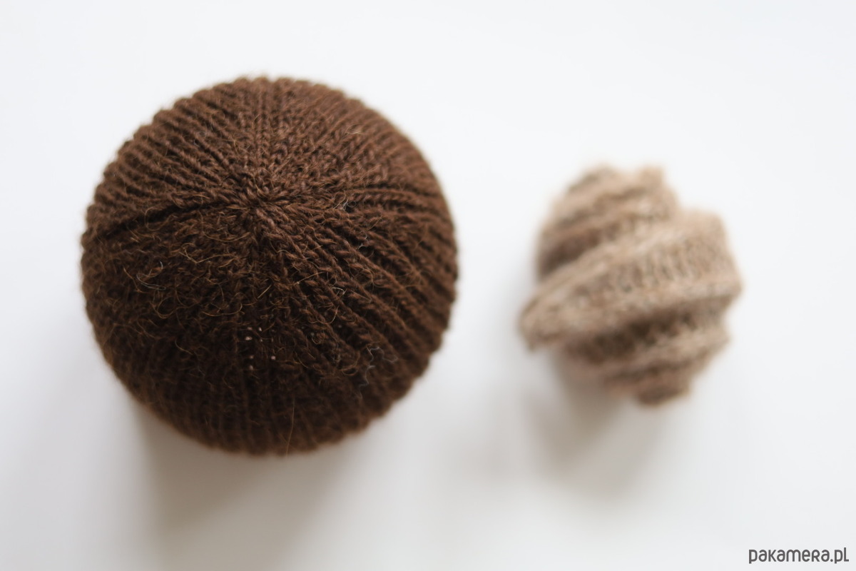 czapki damskie Czapka z wełny czekoladowy brąz 2