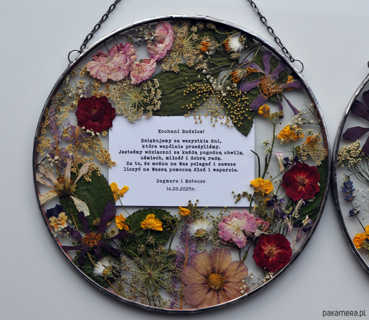 Ozdoby na ścianę Podziękowanie dla Rodziców i Teściów na Ślub. 2