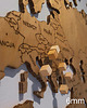 Ozdoby na ścianę Mapa Świata 200x100x06cm Granice Napisy PL 9