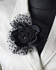 broszki Czarna, elegancka broszka sutasz 5
