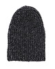 czapki damskie Długa ciepła czapka beanie nerd hipster czarny melanż 2