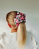 gumki do włosów Scrunchie do włosów, gumka do włosów, frotka z wiskozy Akwarela XXL 2