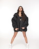 kurtki damskie Kurtka typu bomber oversize czarna 1