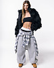 kurtki damskie Sztuczne futro długi włos black faux FUR(IOUS) Jacket 5