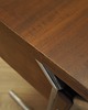 biurka Biurko orzechowe, włoski design, lata 70, produkcja: Włochy 4