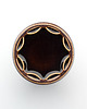 gałki do mebli Ceramiczna gałka do mebli, ciemnobrązowa, wz.5 4