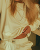 spodnie materiałowe damskie Spodnie balonowe COMFY FIT Butter Cream 6