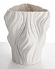wazony Wazon porcelanowy 20,5x16,5x16,5 cm IRREGULAR biały 3