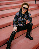 bluza z kapturem damska Damska Bluza Expres Zamek DR.CROW Cats Orange 1