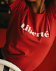 t-shirt damskie Koszulka Liberte - czerwona 1