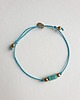 bransoletki na sznurku Bransoletka BOHO sznurkowa turkusowa, turkus, hematyt 2