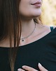 chokery Elegancki srebrny Hematyt - naszyjnik z kamieni naturalnych 1