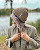 czapki damskie Czapka beanie z bawełny logo kolorowe Beżowa 4