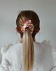 gumki do włosów Gumka jedwabna, scrunchie, frotka kwiatowa mgła MIDI 3