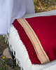 poduszki gładkie Poszewka na poduszkę boho THE FRINGE PILLOW czerwona 1
