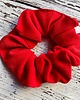 gumki do włosów Czerwona scrunchie do włosów PELA 3