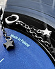 kolczyki srebrne Srebrne kolczyki mini Gwiazdki Rockstar, black and white 2