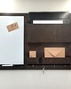organizery Organizer do biura, gabinetu, tablica magnetyczna, wenge 4
