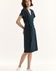 sukienki midi damskie Sukienka Beata z kopertowym przodem 2