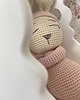 misie i maskotki Maskotka króliczek baby pudrowy róż 45 cm 4