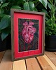 Ozdoby na ścianę Obraz haftowany 3D serce anatomiczne. 7