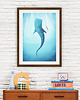 plakaty Rekin wielorybi - vintage plakat 1