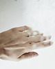 pierścionki srebrne WAVES thin / SILVER RING 7