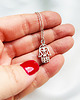 srebrne naszyjniki Srebrny Naszyjnik ręka Fatimy Hamsa amulet 1