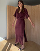 sukienki midi damskie Sukienka Power burgundy 7