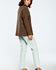 swetry damskie Sweter - karmelowy (BK-009) 3