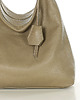 torby na ramię Torebka damska worek hobo bag skóra naturalna - beż taupe 2