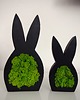 ozdoby wielkanocne Zając z chrobotkiem/czarny 1
