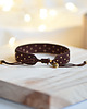 bransoletki na sznurku Tkana bransoletka - Golden dots 3