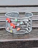 bransoletki wire wrapping Małe kwiatki - bransoletka regulowana 3